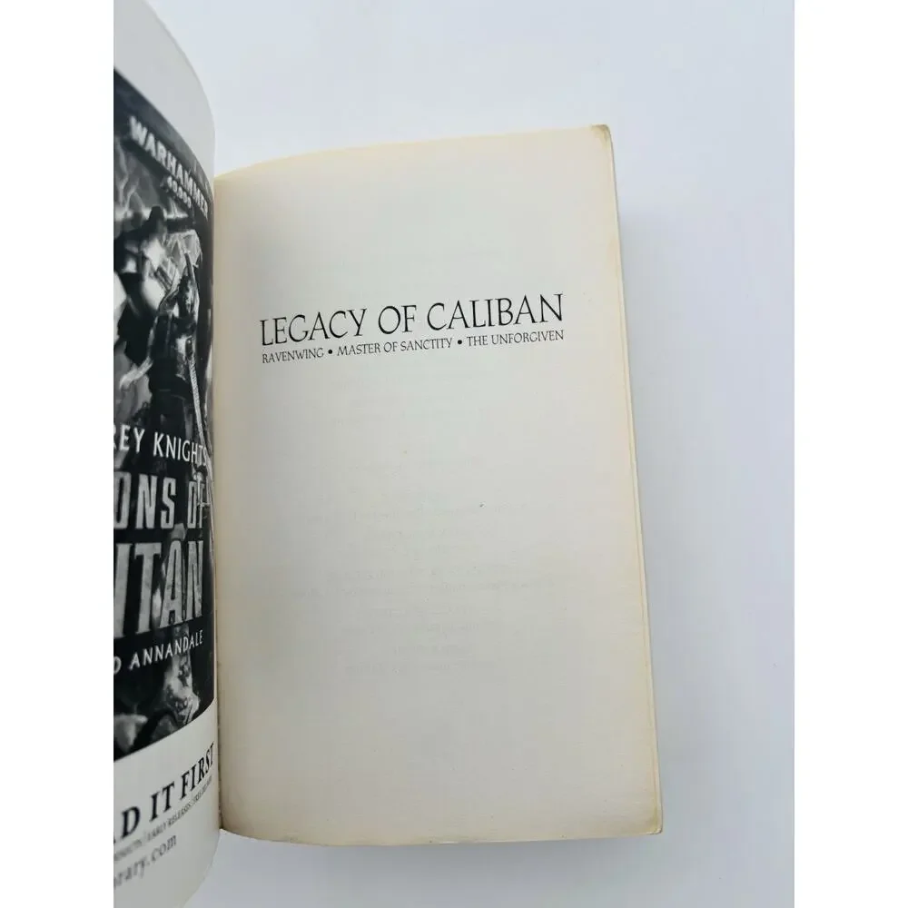 Legacy of Caliban: The Omnibus by Gav Thorpe 2016, Trade Paperback Warhammer 40k